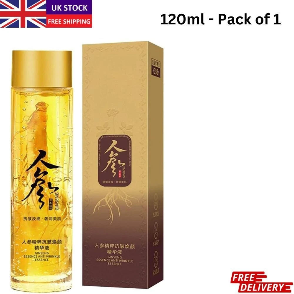 Anti Aging Ginseng Essence Face Serum, Skin Firming & Hydration Face Oil UK