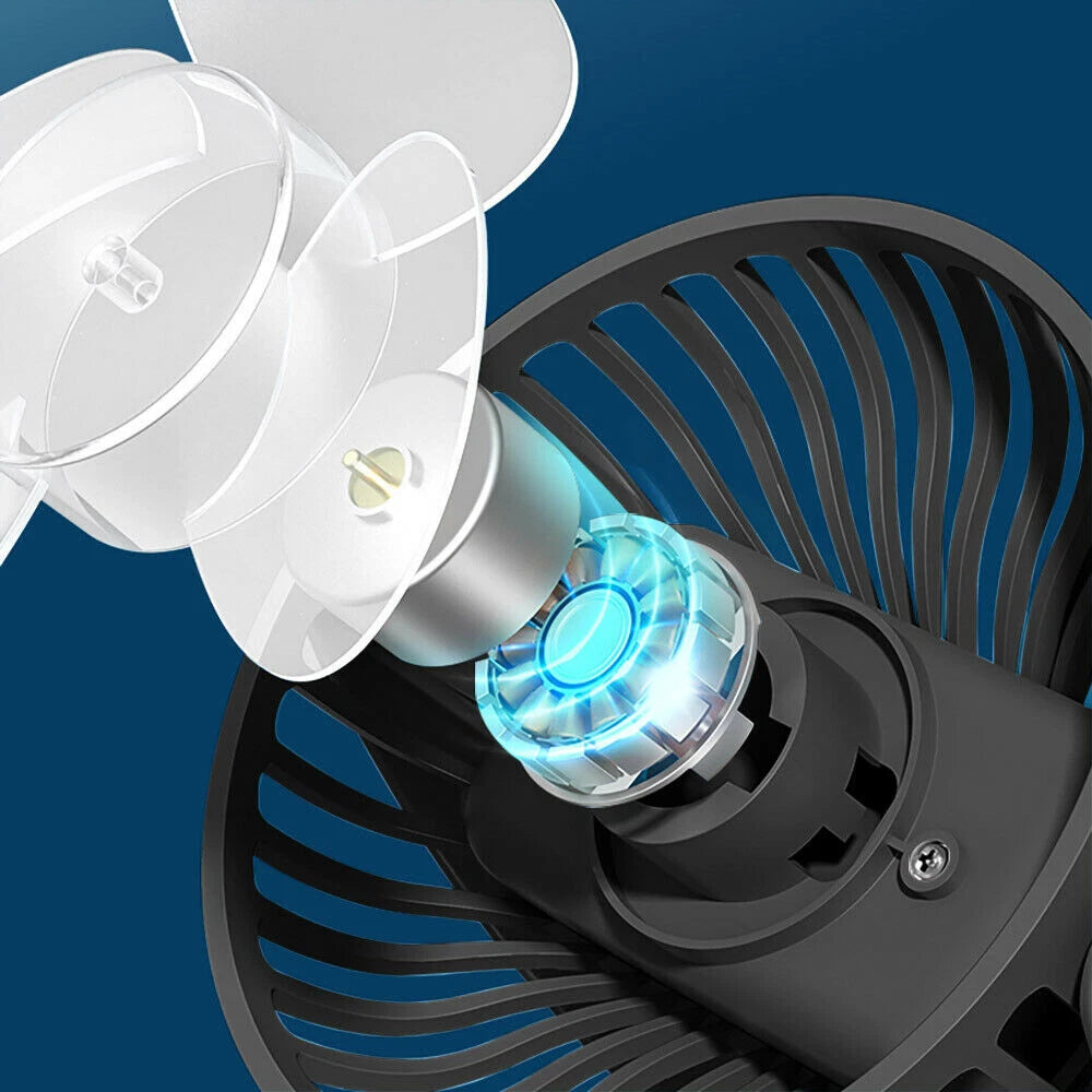 Neck Fan USB Portable Neck Fan Rechargeable Portable Cooler Neckband Bladeless~