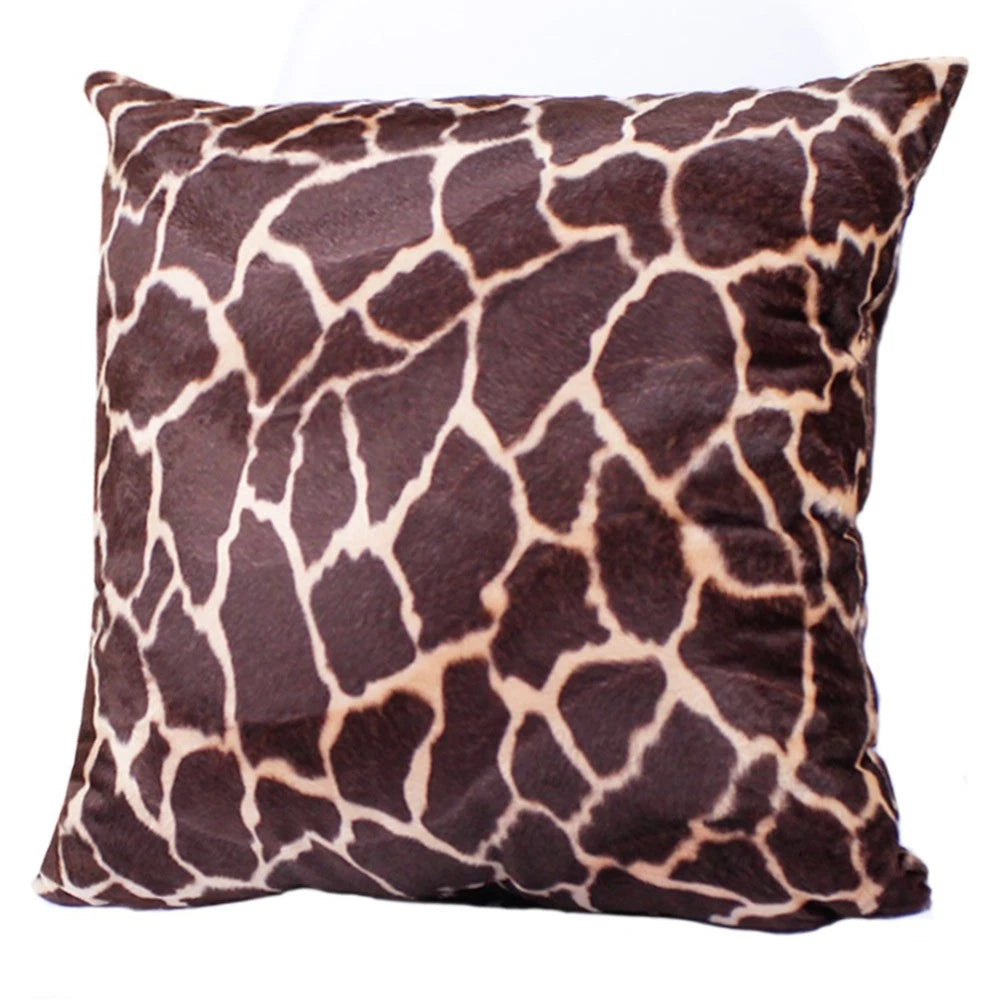 12-28" Leopard Tiger Zebra Print Soft Plush Cushion Cover Pillow Case Home Decor