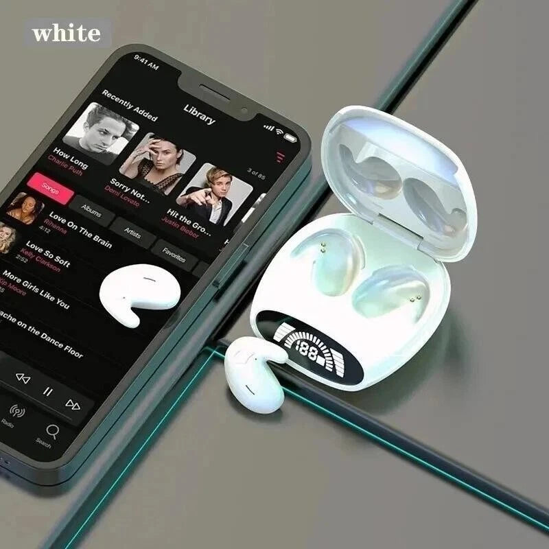 Wireless Bluetooth Earbuds Invisible Sleep Earphones Noise Cancelling TWS