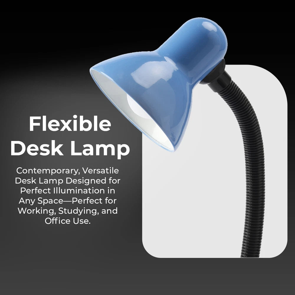 Desk Lamp Neck Table Flexi Desk Reading Lamp With Bulb Home Office Study Light