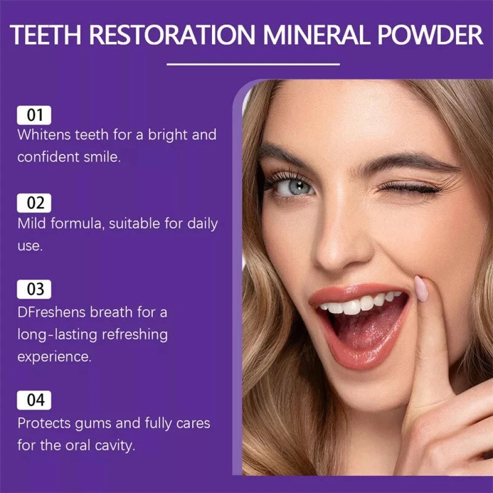 6-1X Teeth Restoration Mineral Powder, Effective in Strengthening Teeth and Gums