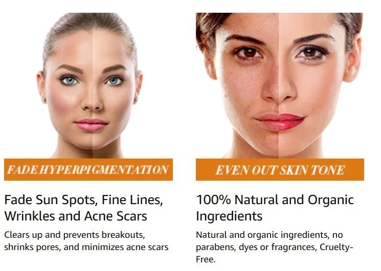 ADVANCED VITAMIN C SERUM Powerful Anti-Aging collagen-Boost Face Serum Day 60ml