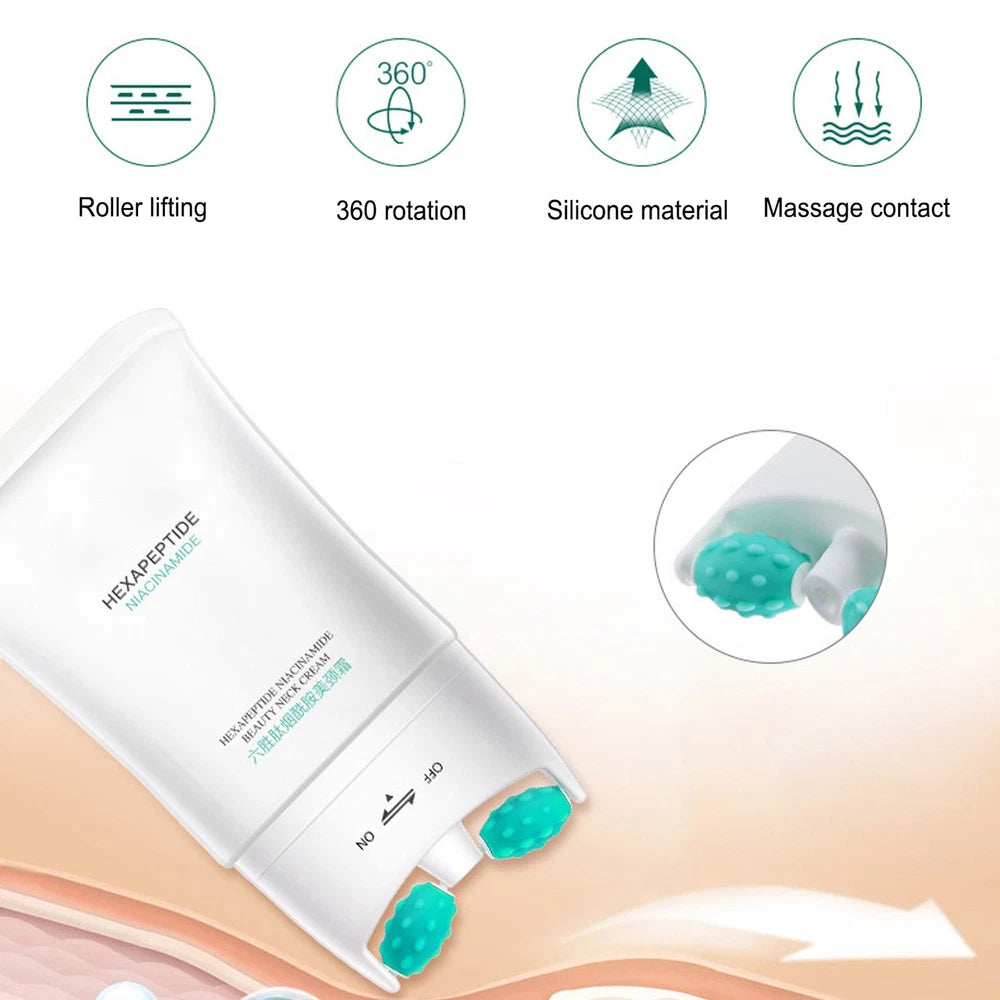 Niacinamide Firming Neck Cream Double Roller Fade Fine Lines Prevent Aging N SG5