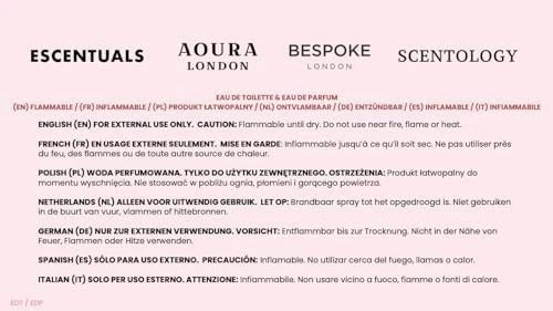 Escentuals Peony Perfume for Women, Eau de Parfum 100ml