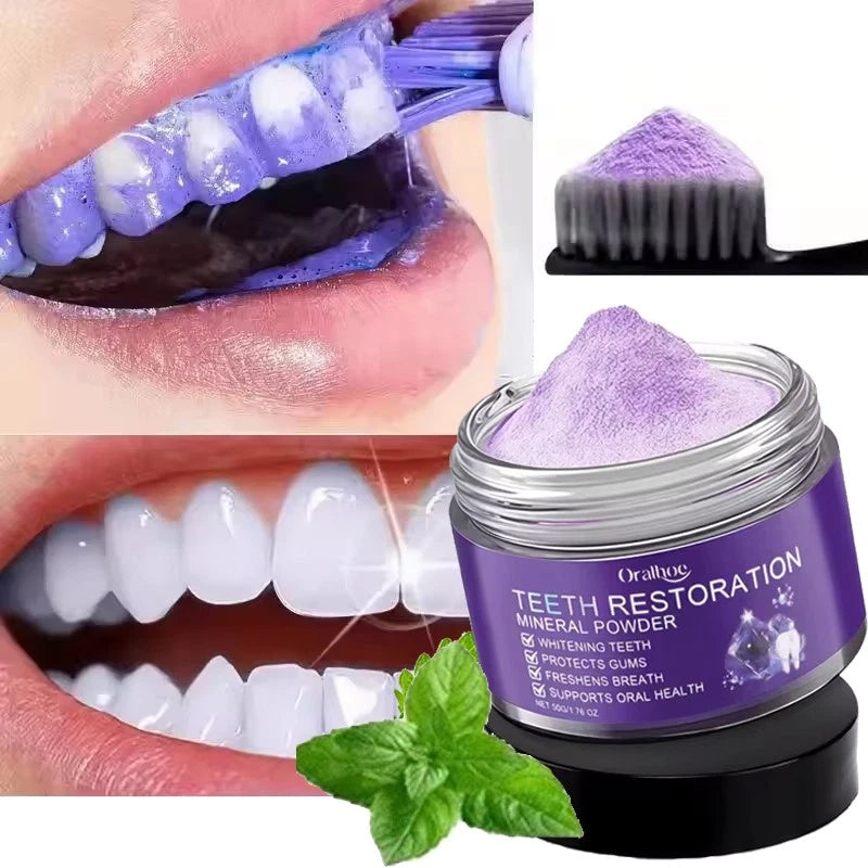 6-1X Teeth Restoration Mineral Powder, Effective in Strengthening Teeth and Gums