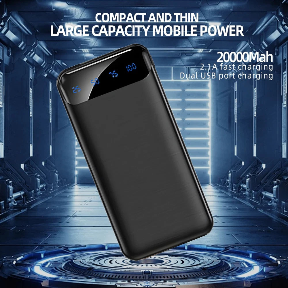 9000000mAh Power Bank Fast Charger Battery Pack Portable 4 USB for Mobile Phone.