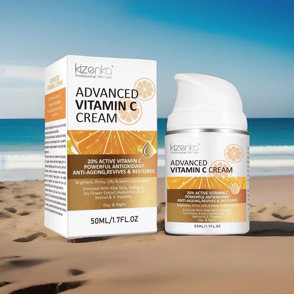 Vitamin C Cream Anti Aging 20% Vitamin Enriched With Aloe And Collagen Face Neck