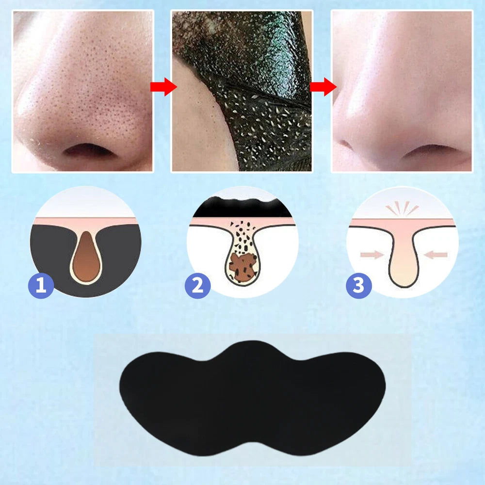 ✅10pcs Nose Pore Strips Blackhead Removal Unclog Pores Smooth Deep Cleansing NEW