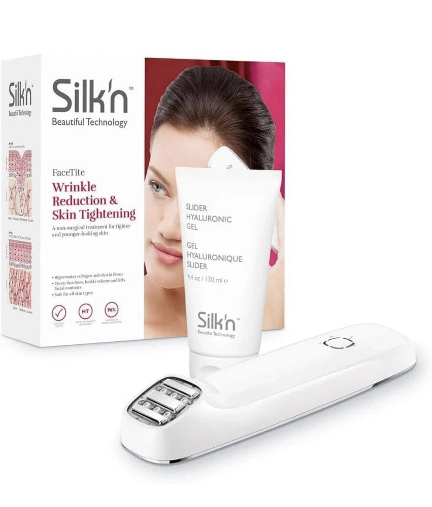 Pro Silk'n FaceTite Anti-Aging Wrinkle Reduction Skin Tightening Device
