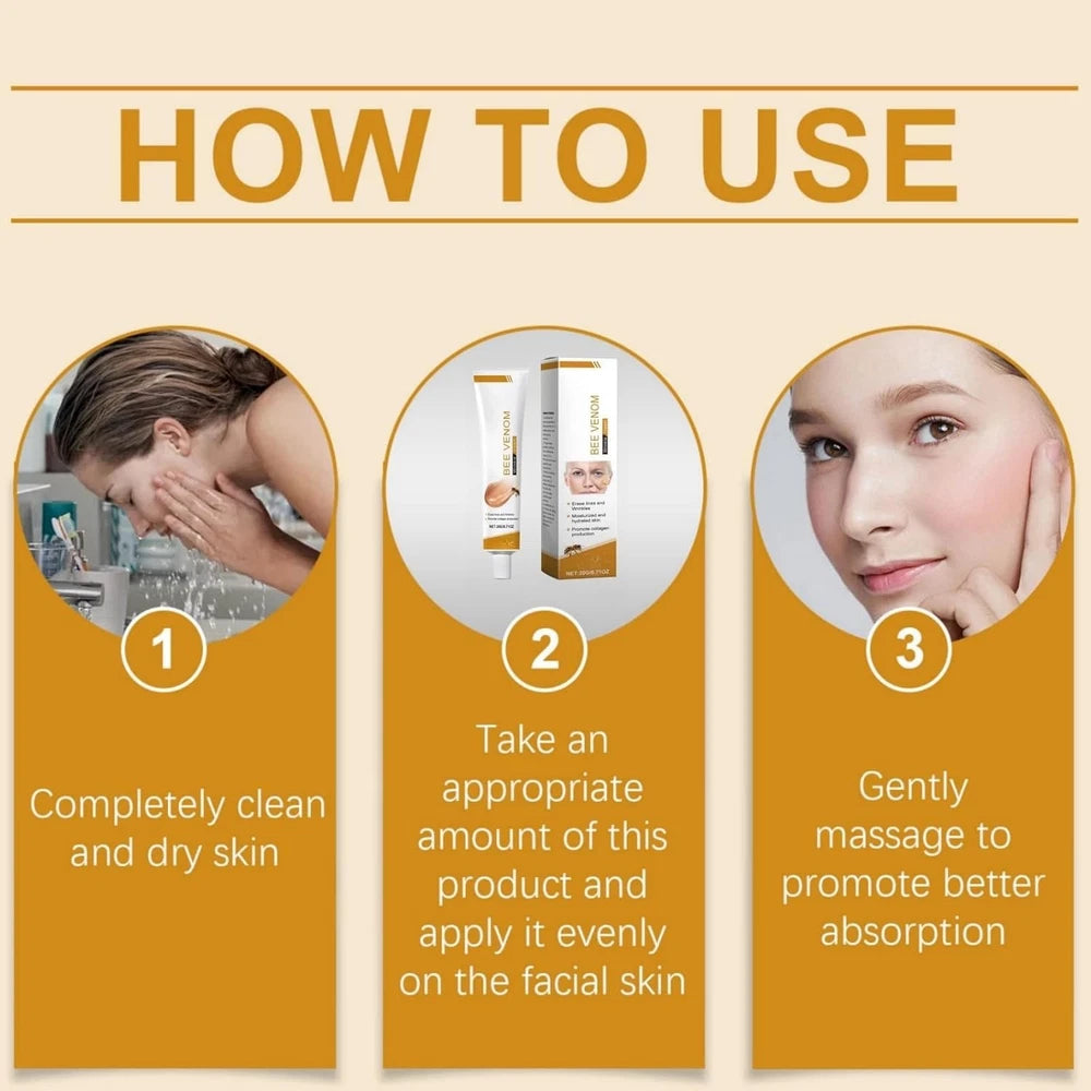 Face Lift Cream Wrinkle Firming Skin Tightening Anti Ageing Moisturizer 2 x 20g