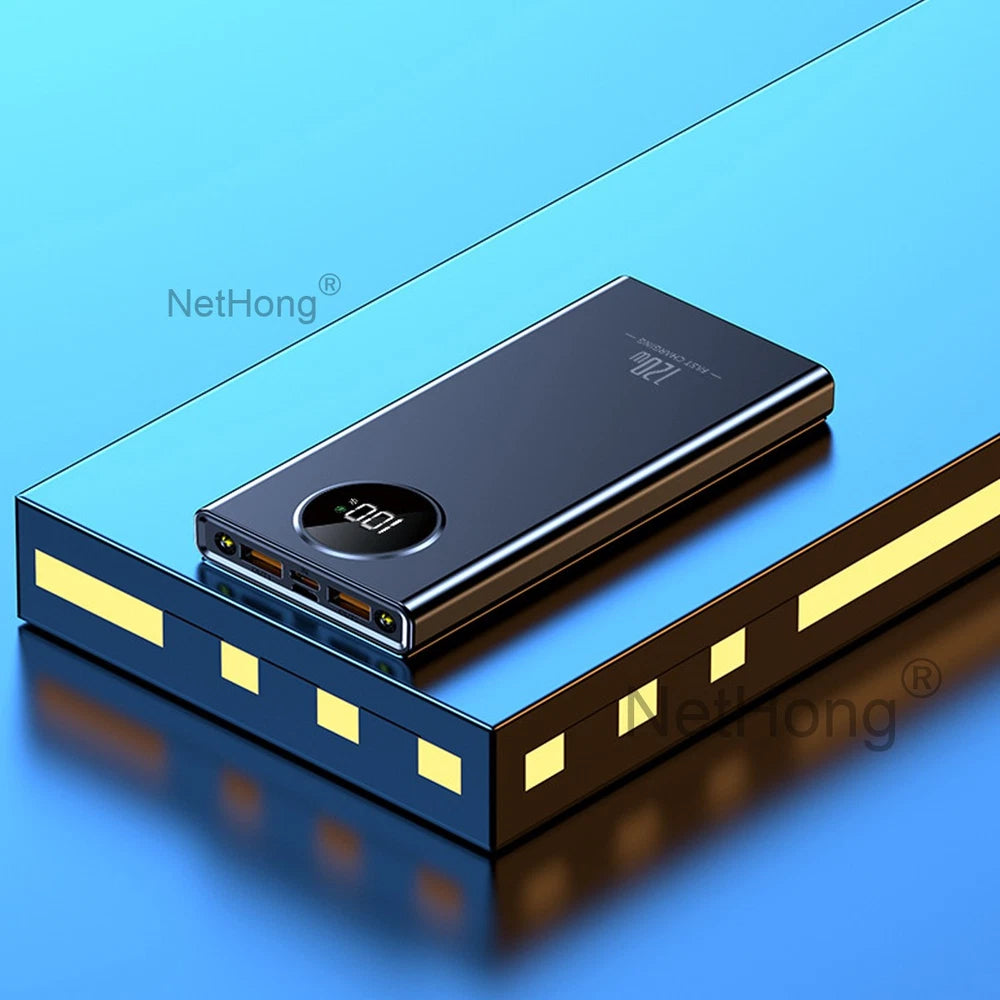 9000000mAh Power Bank Fast Charger Battery Pack Portable 4 USB for Mobile Phone.