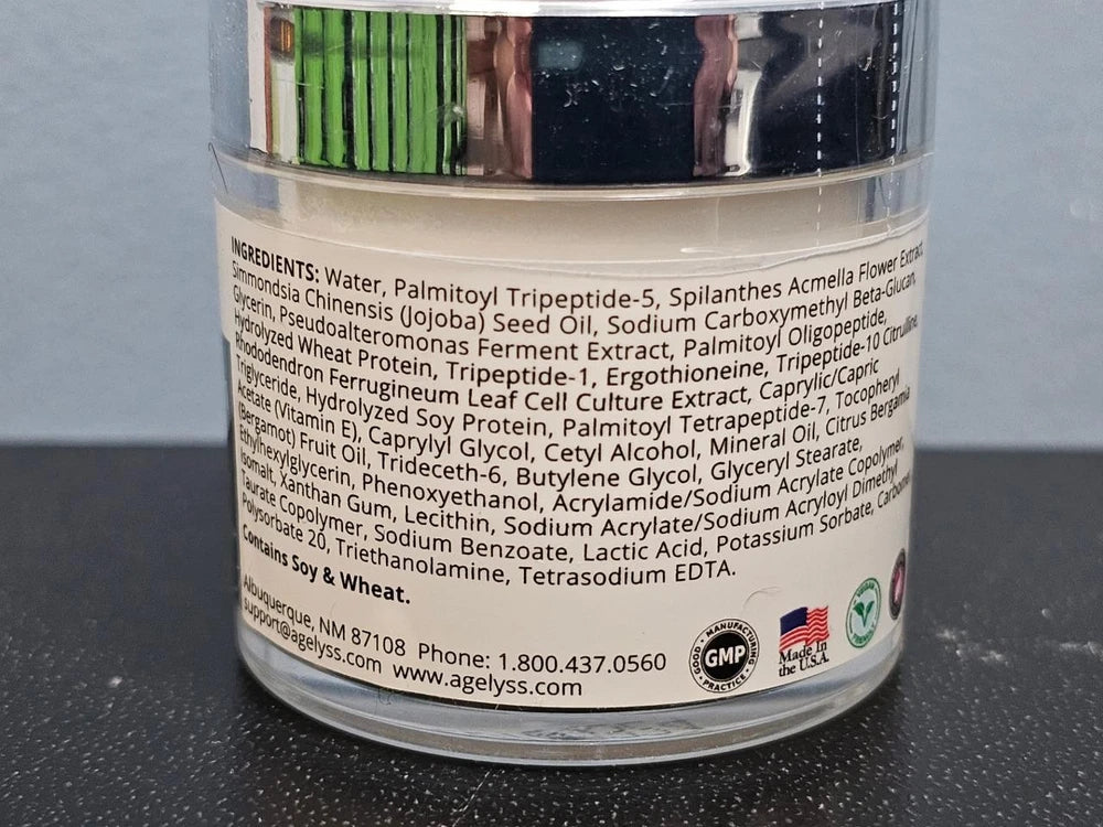 Agelyss Anti-Aging Night Cream Deep Repair and Hydration 1 oz - New / Sealed!