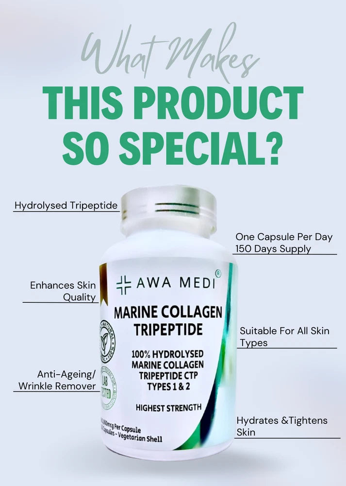 MARINE COLLAGEN CREAM GHK-Cu PEPTIDE ANTI-AGEING ANTI-WRINKLE FACE CREAM BUNDLE