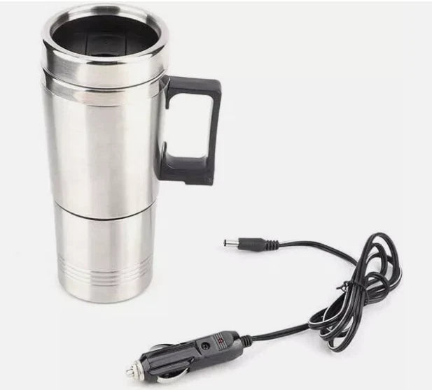 12v Portable Electric Kettle Car Van Travel Stainless Steel Water Heater Pot UK
