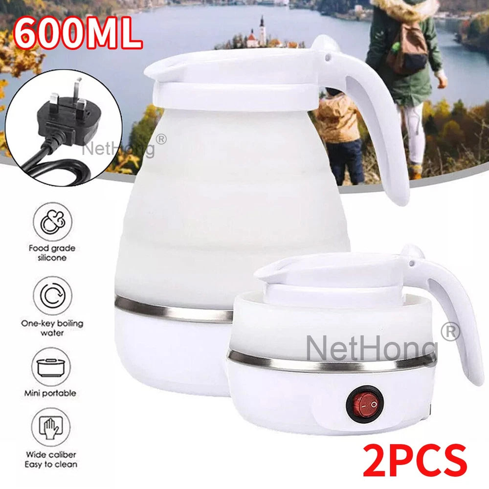 Portable Electric Water Kettle: Ideal for Travel, Camping, Caravan Kettle Mugs