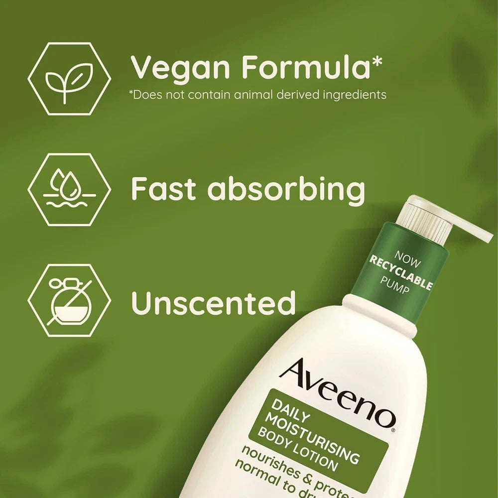 Aveeno Daily Moisturising Body Lotion, With Soothing Oats 500ml UK Free delivery