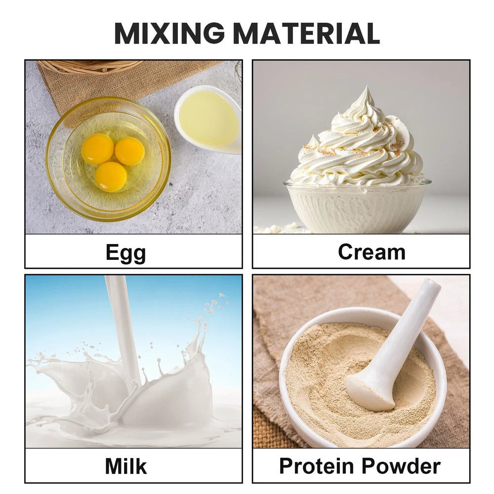 AEX Egg whisk Beater shaker Mini Hand Push Beater Milk Drink Mixer Kitchen Tool