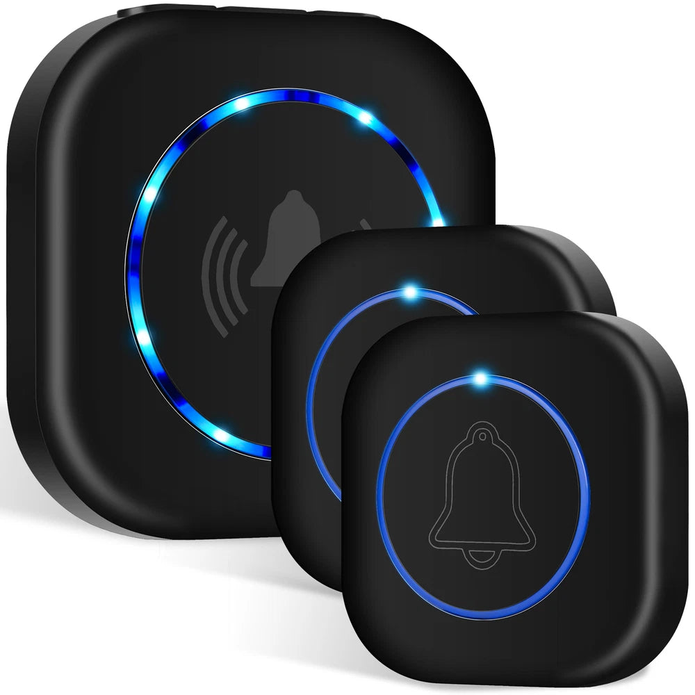 Wireless Door Bells 1000ft Long Range Waterproof Home Cordless Doorbell  Battery