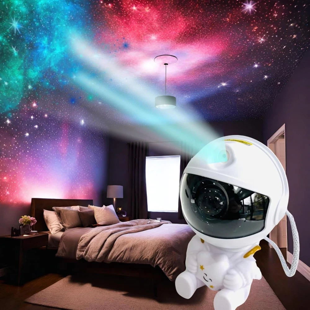Astronaut Galaxy Projector Starry Star Sky Night Light Nebula Remote Projection