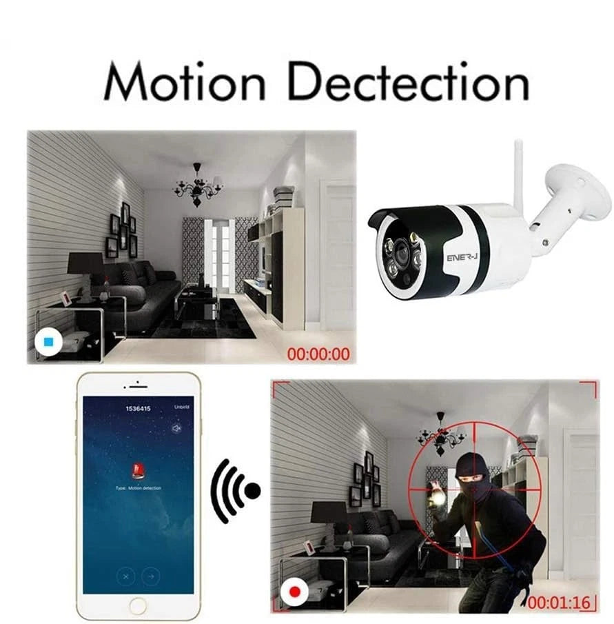 WIFI Outdoor Wireless IP HD Camera CCTV Smart Home Security IR Night Vision