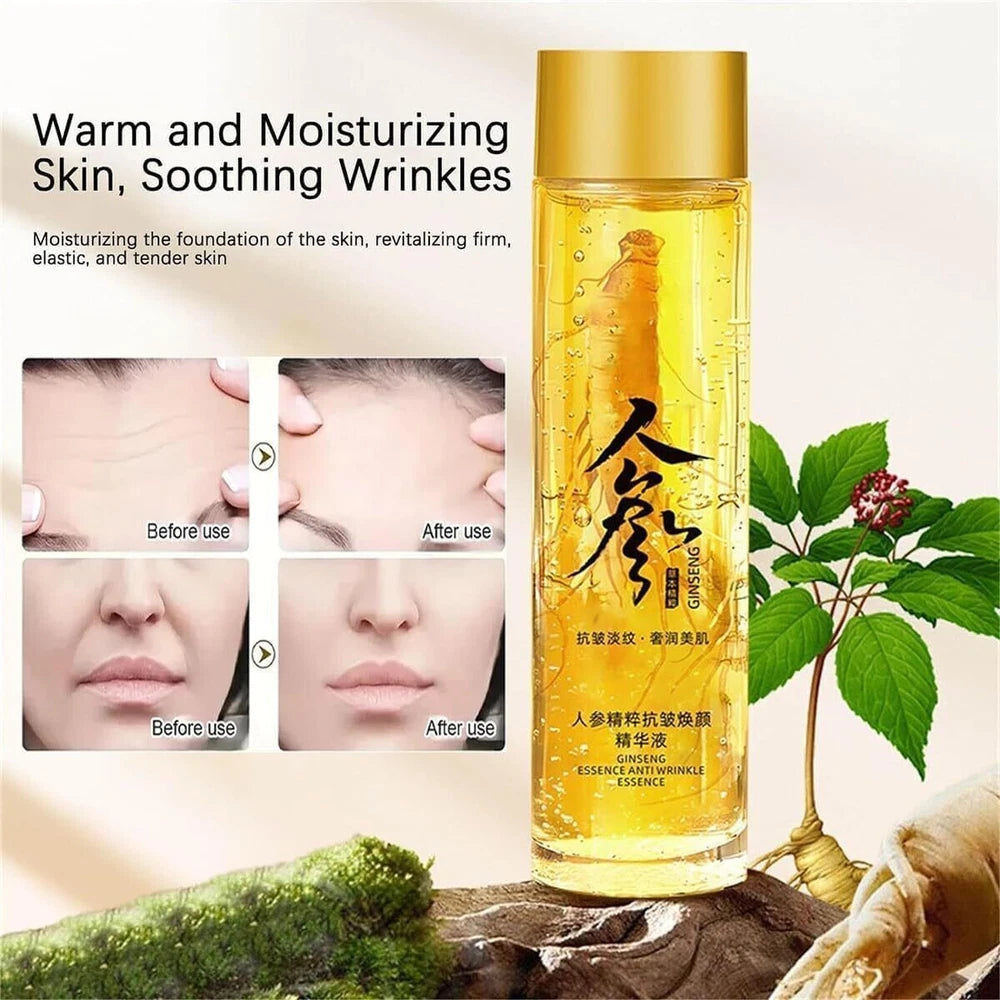 Anti Aging Ginseng Essence Face Serum, Skin Firming & Hydration Face Oil UK