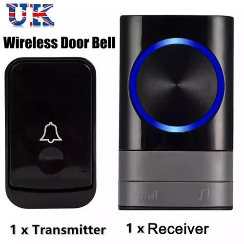 Wireless Door Bells Waterproof 1000ft Long Range Plug in Home Cordless Doorbell