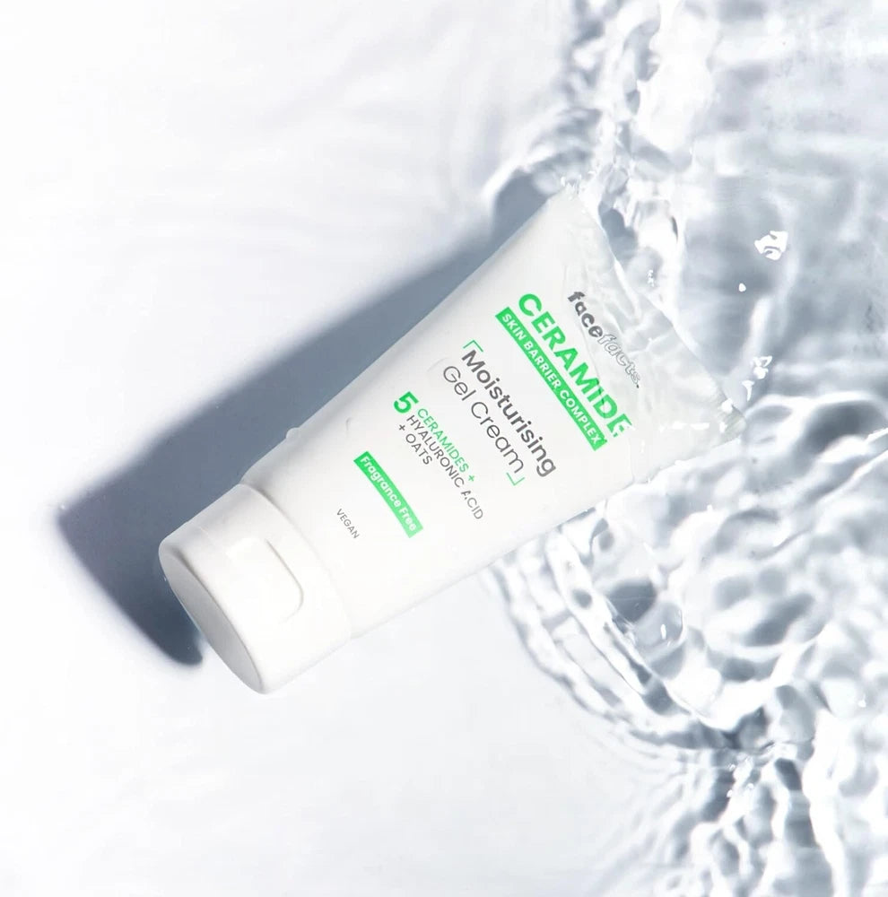 FACE FACTS CERAMIDE SKIN MOISTURISING GEL CREAM FRAGRANCE FREE 50ML