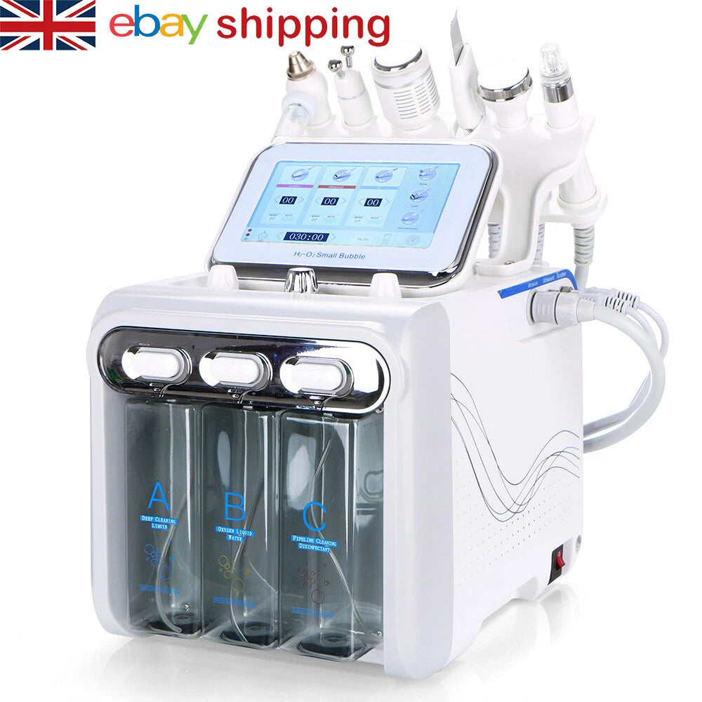 6/7 in 1 Hydra Water Facial Cleaner Aqua Peel Hydro Dermabrasion Beauty Machine