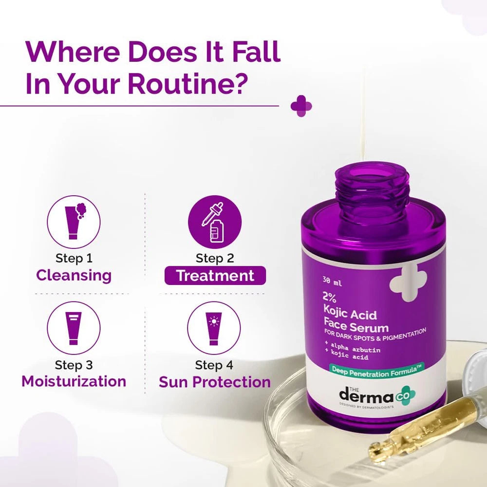 The Derma Co 2% Kojic Acid Face Serum With 1% Alpha Arbutin & Niacinamide