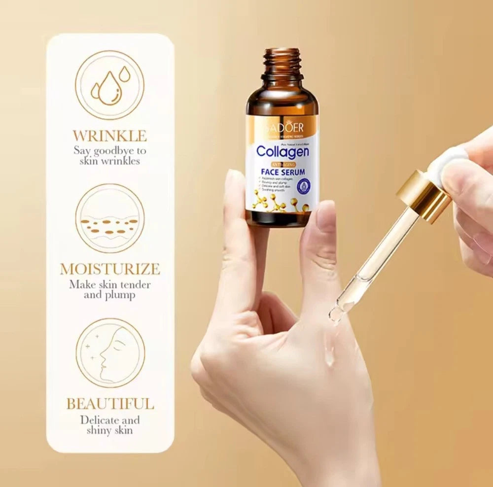 Collagen Face Serum 10x Collagen Content Active Protein Technology  30ml