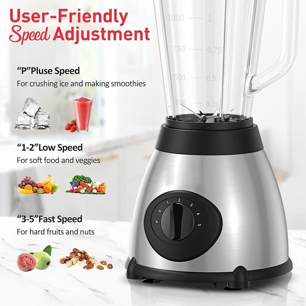 800W Blender Smoothie Maker Ice Crusher Mixer Milk Shake Fruit Juicer Vegetables