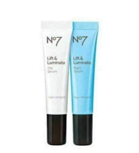 No7 Lift & Luminate day and night serum 2 x 15ml = 30ml unboxed