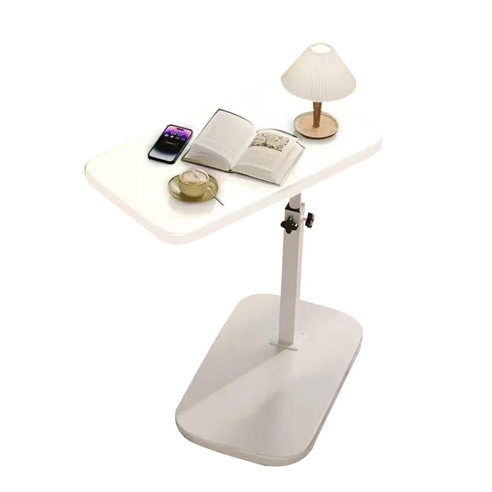 Adjustable C-Shaped Sofa Side End Table Coffee Laptop Table Living Room Bedroom