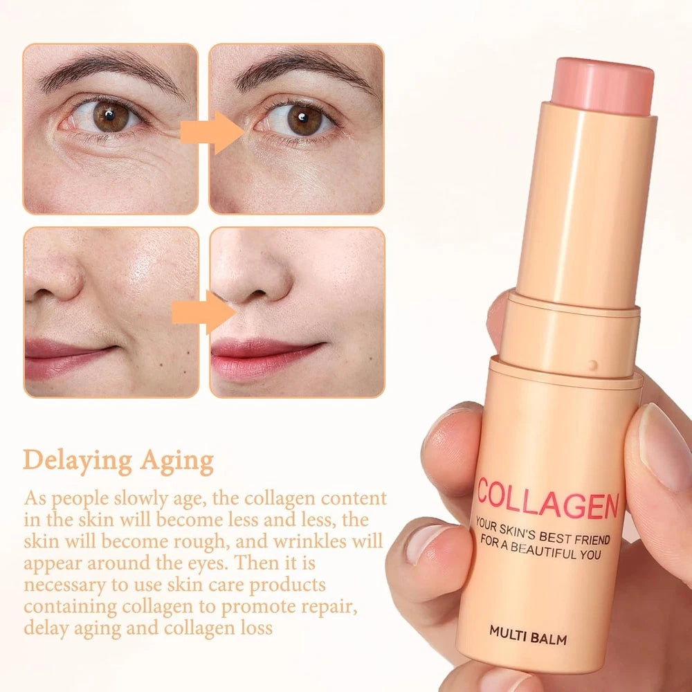 Pure Collagen Wand 2 Pcs Collagen Stick for Face 14g Multi Skincare