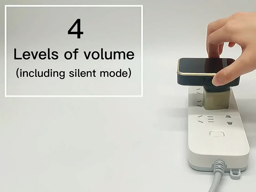 Wireless Doorbell Plug In Chime, Waterproof Home Cordless Door bell Long Range