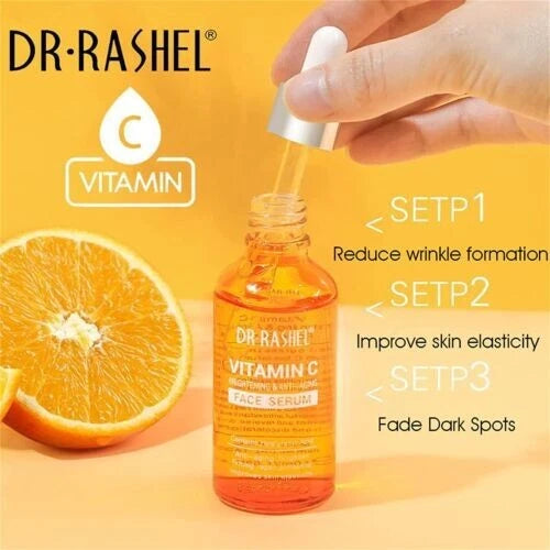 Dr Rashel Vitamin C Brightening Face Serum Hyaluronic Acid, Brightening,