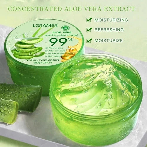 Aloe Vera Soothing Gel 300g Moisturizing Face & Body Refreshing Deep Nourishing