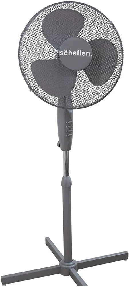 Schallen 16" Electric Oscillating Floor Standing Tall Pedestal Air Cooling Fan