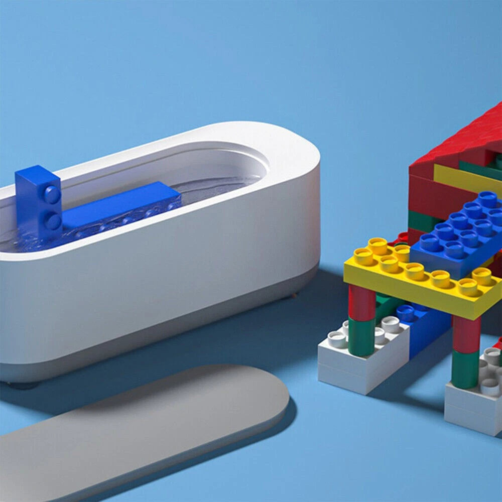 Ultrasonic Cleaner Sonic Wave Tank Glasses Watch Jewellery Cleaning Machine UK