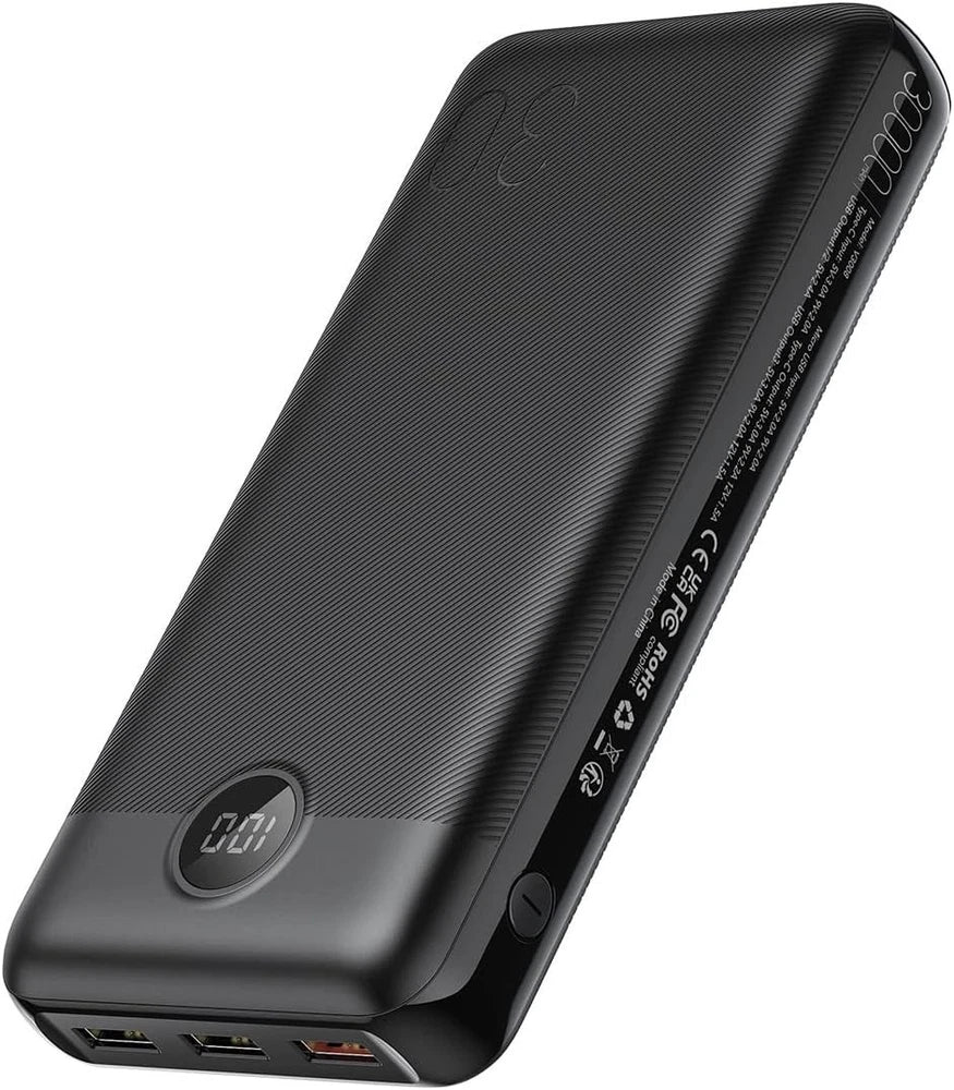 VEGER Power Bank Fast Charging,30000mAh Portable Charger PD 20W USB-C
