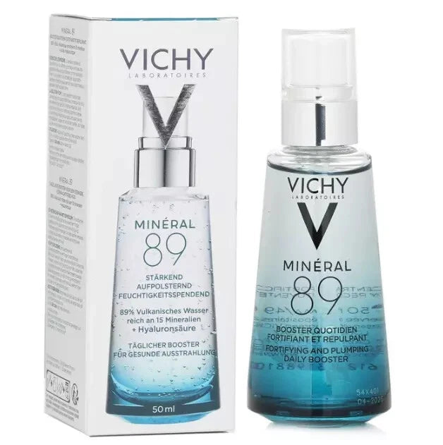 VICHY MINERAL 89 FORTIFYING AND PLUMPING DAILY BOOSTER 50ml. Boxed-UK