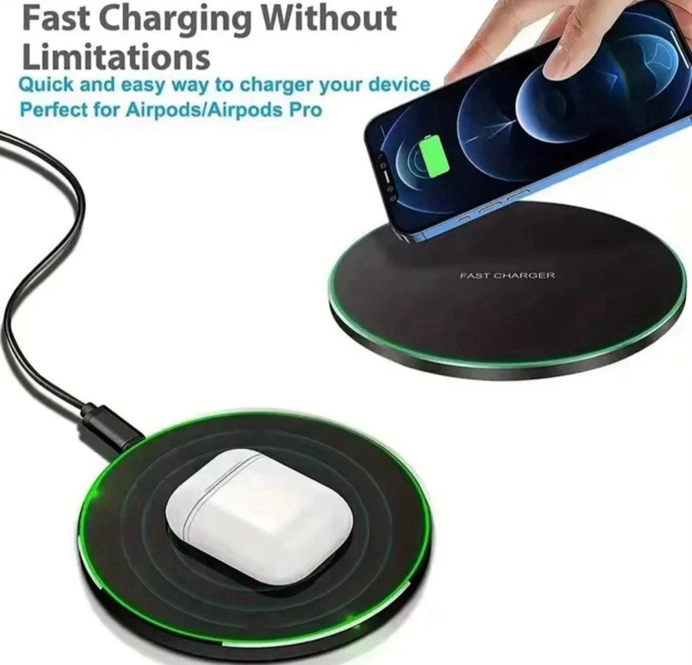 30W Super Fast Wireless Charger Stand Charging For All Samsung iPhone Phones