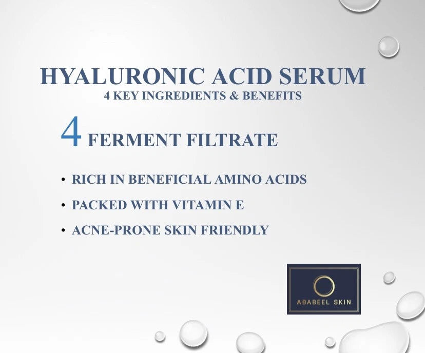 2x Hyaluronic Acid Serum - Skin Hydration, Nutrition, Repair & Anti-ageing 30ml