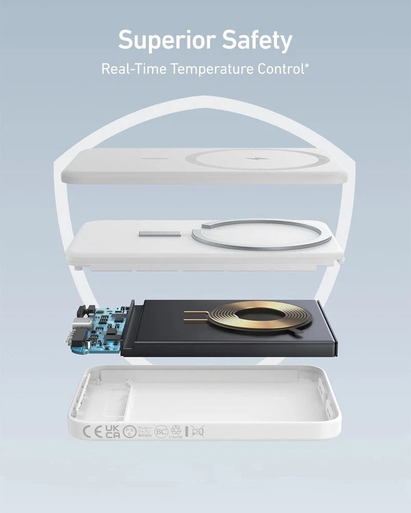 900000mAh Power Bank Magnetic Battery Pack Wireless Charger for iPhone 16/15/14