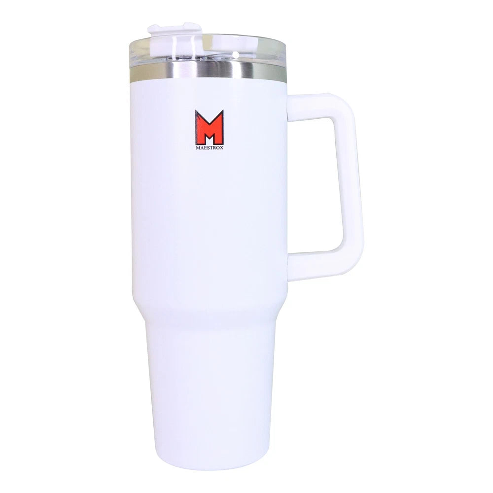 40oz Tumbler Stainless Steel Insulated Travel Mug with Straw and Lid Coffee Mug