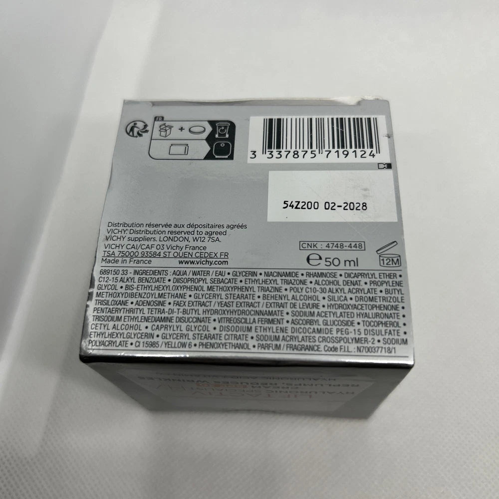 Vichy LiftActiv | HA Specialist Cream  SPF30 | Replums, Reduces Wrinkles | 50ml