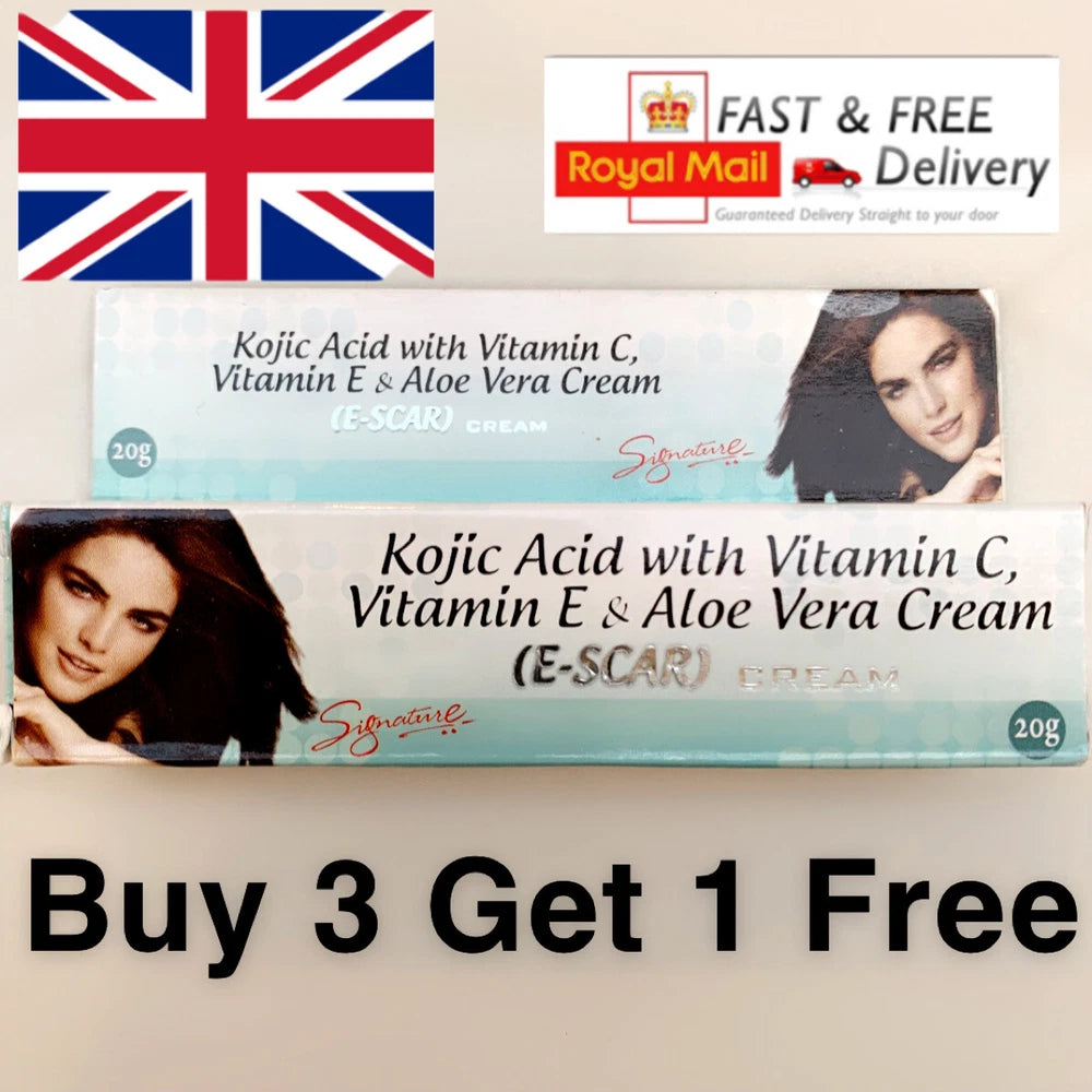 Kojic Acid Cream Skin Whitening Lightening Hyperpigmentation Cream 20g UK