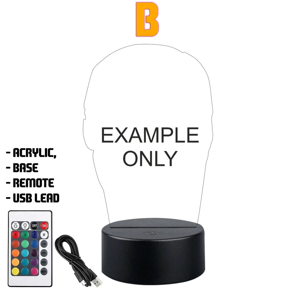 Charizard Night Light | Pokemon Night Light | Personalised LED 3D Charizard Lamp