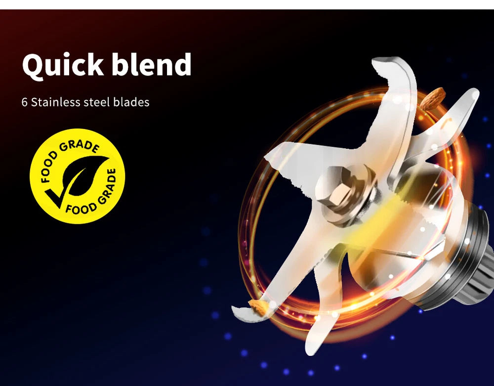 Spector 2L Commercial Blender Mixer Food Processor Juicer Smoothie Ice Crush Red